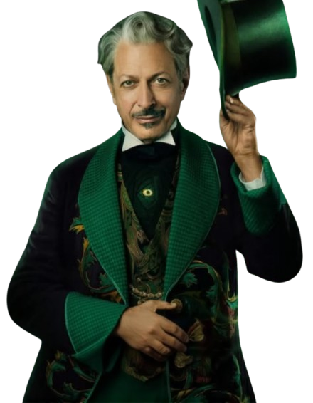 Jeff Goldblum Wicked For Good Floral Coat - Image 5